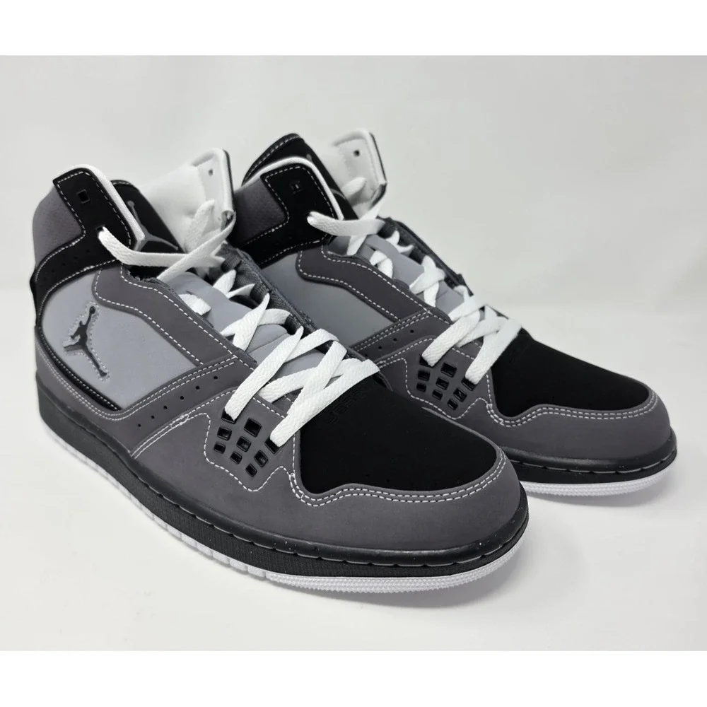 Jordan 1 Flight Lt Graphite/Black-Stealth Graphite Men's 12 Shoe--372704 002-NWB